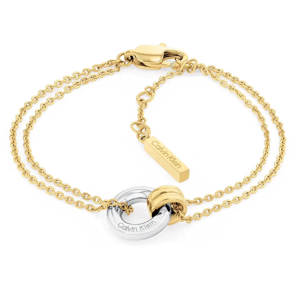 Calvin Klein 凱文克萊 CK Duality 手鍊/ 半金(35000632)