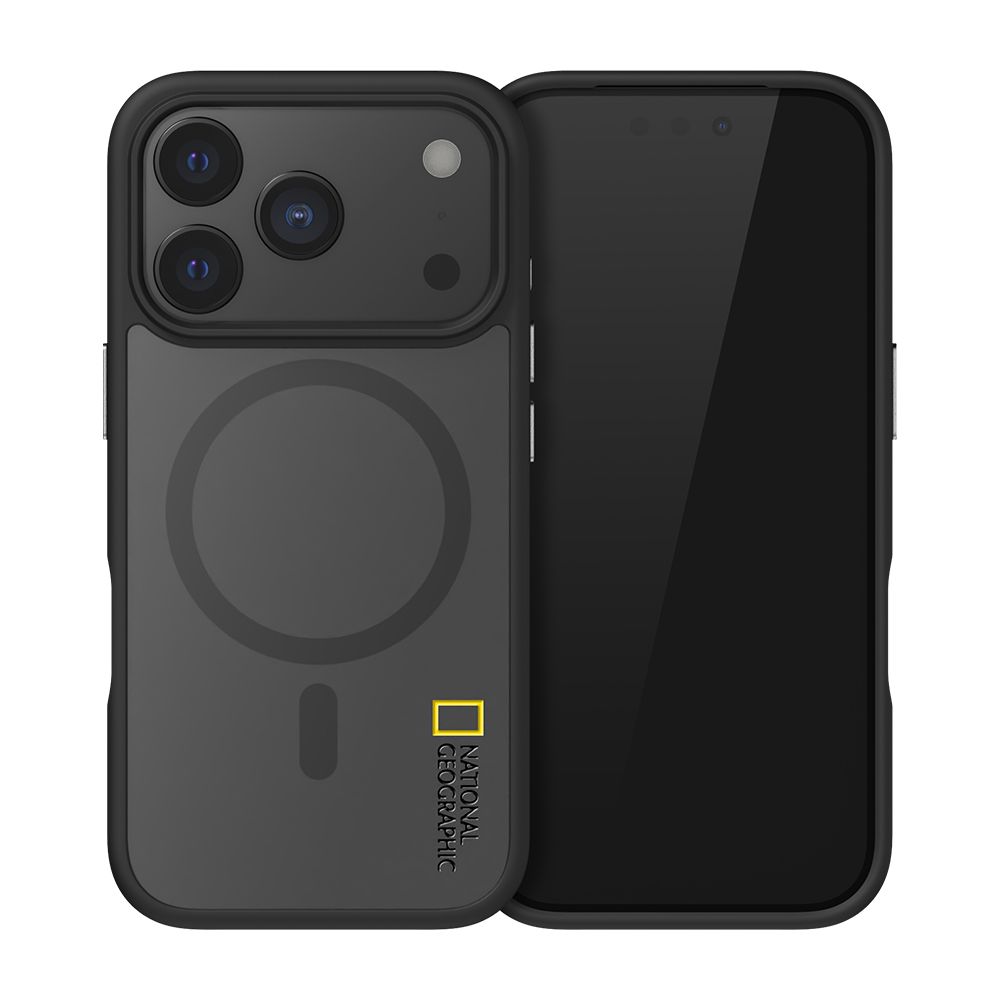 National Geographic Matte磁吸霧面保護殼/ iPhone 17 ProMax/ 霧黑
