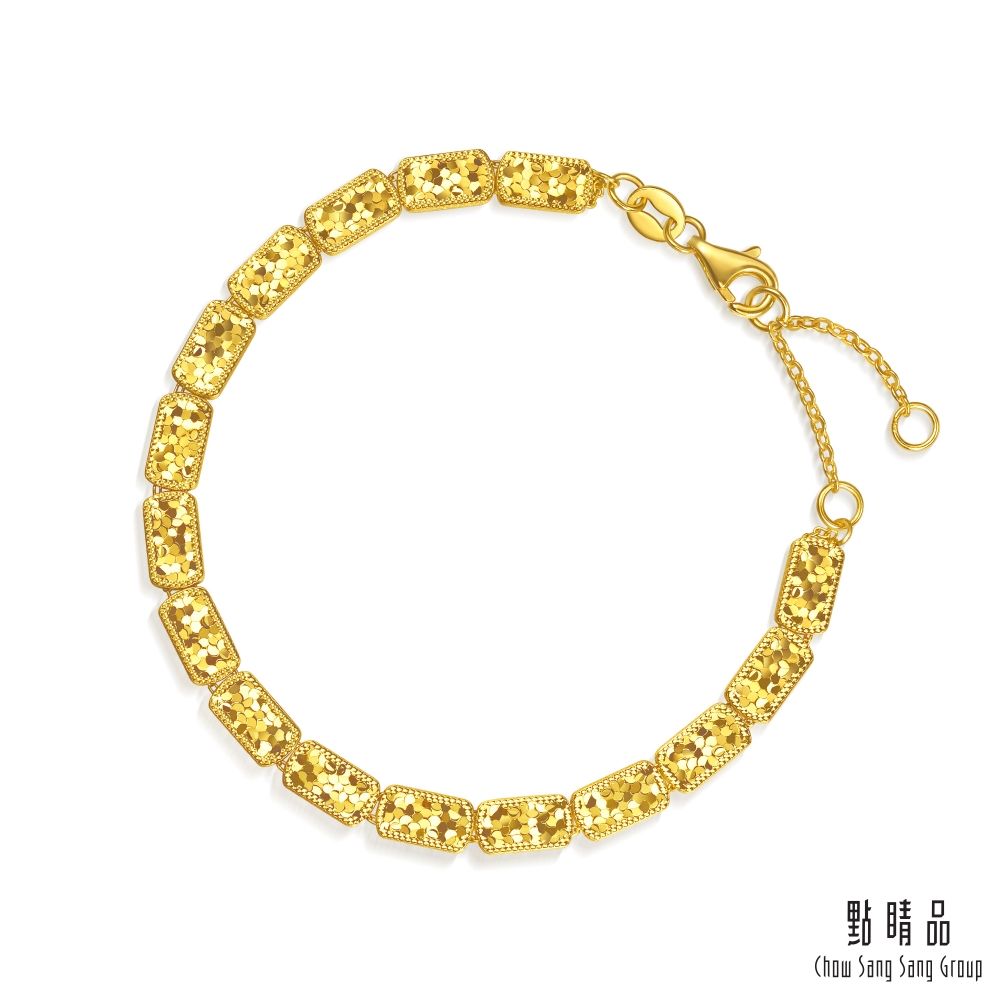 點睛品 碎碎小星光 黃金手鍊_計價黃金