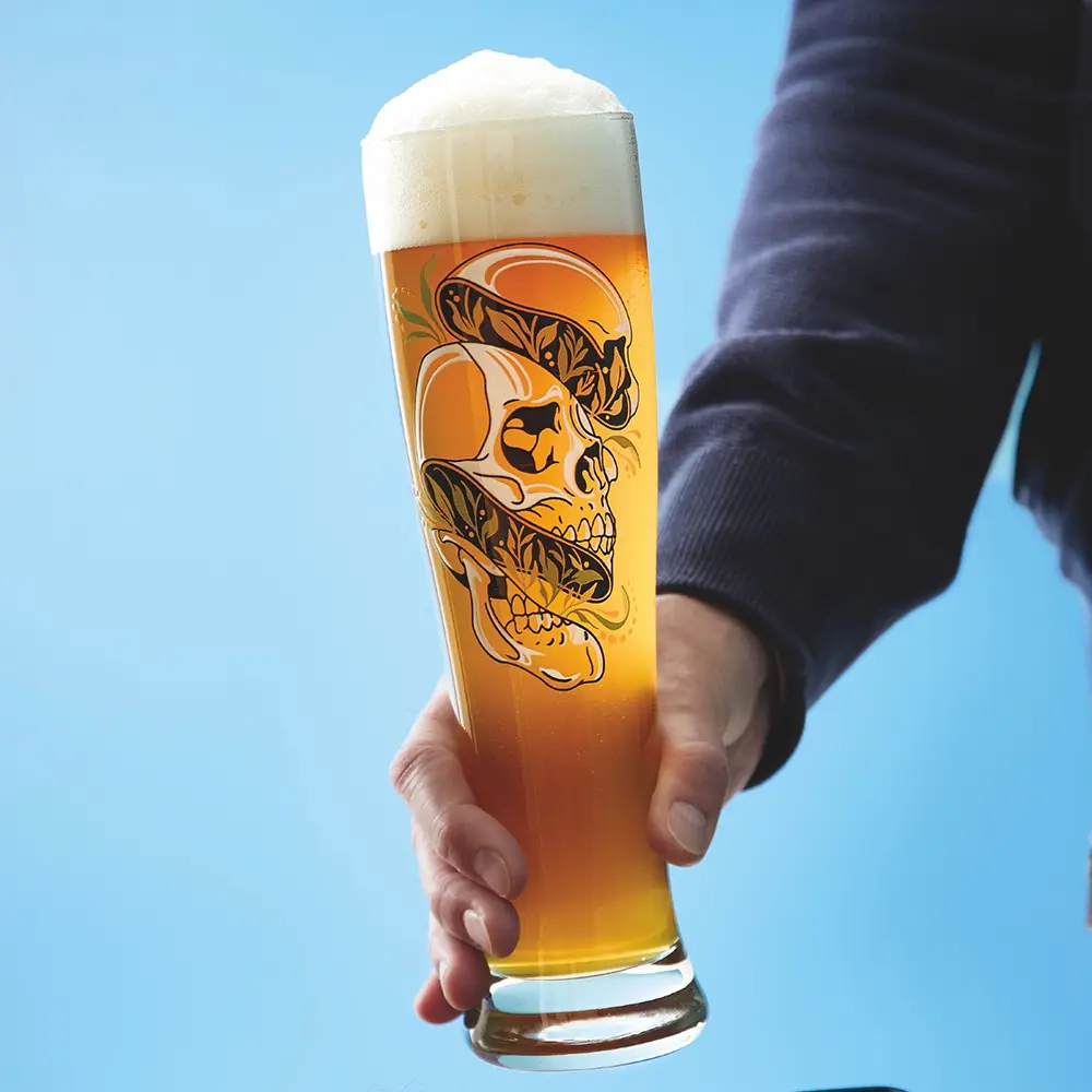 【德國 RITZENHOFF】傳承時光系列- 骷顱幻影小麥啤酒杯 /646 ml