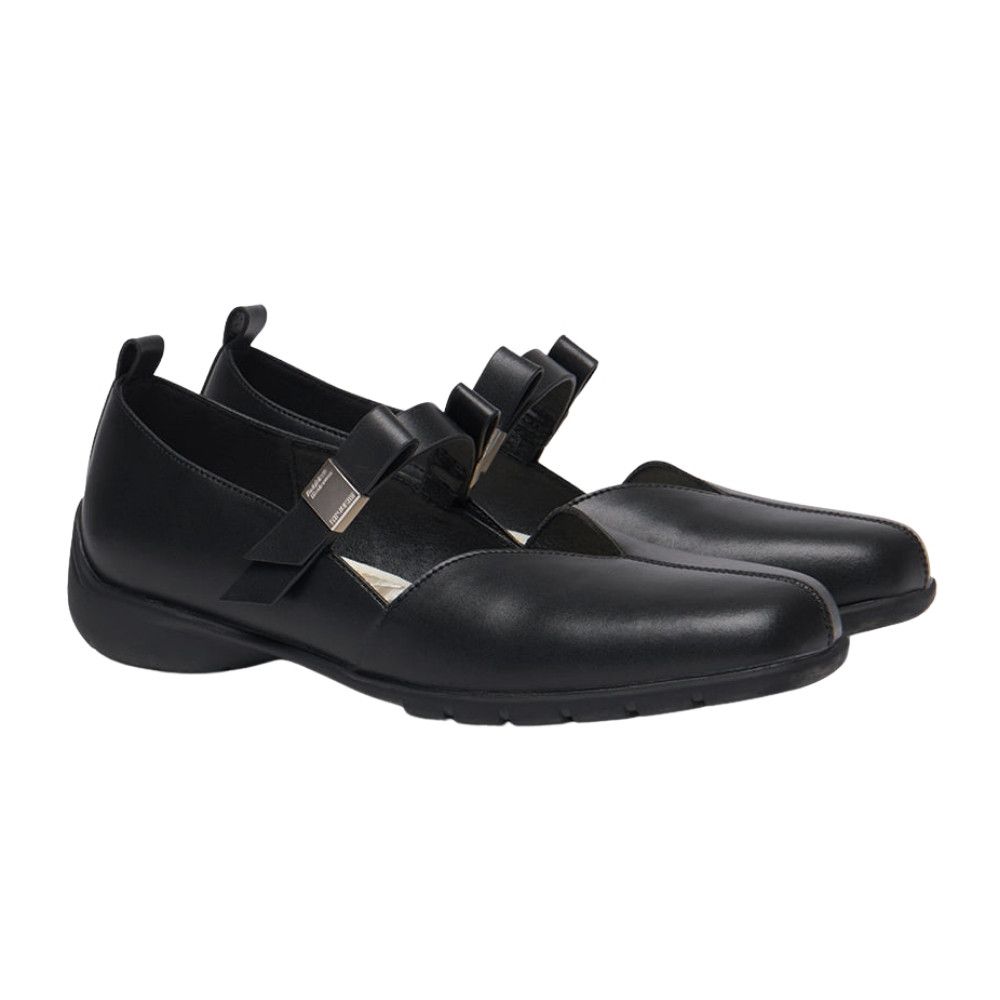 韓國 ROCKFISH [X MINJUKIM] BLISS RIBBON SNEAKERS 女款 聯名蝴蝶結瑪莉珍運動鞋/ 黑色BLACK/ 預購 25.5 cm