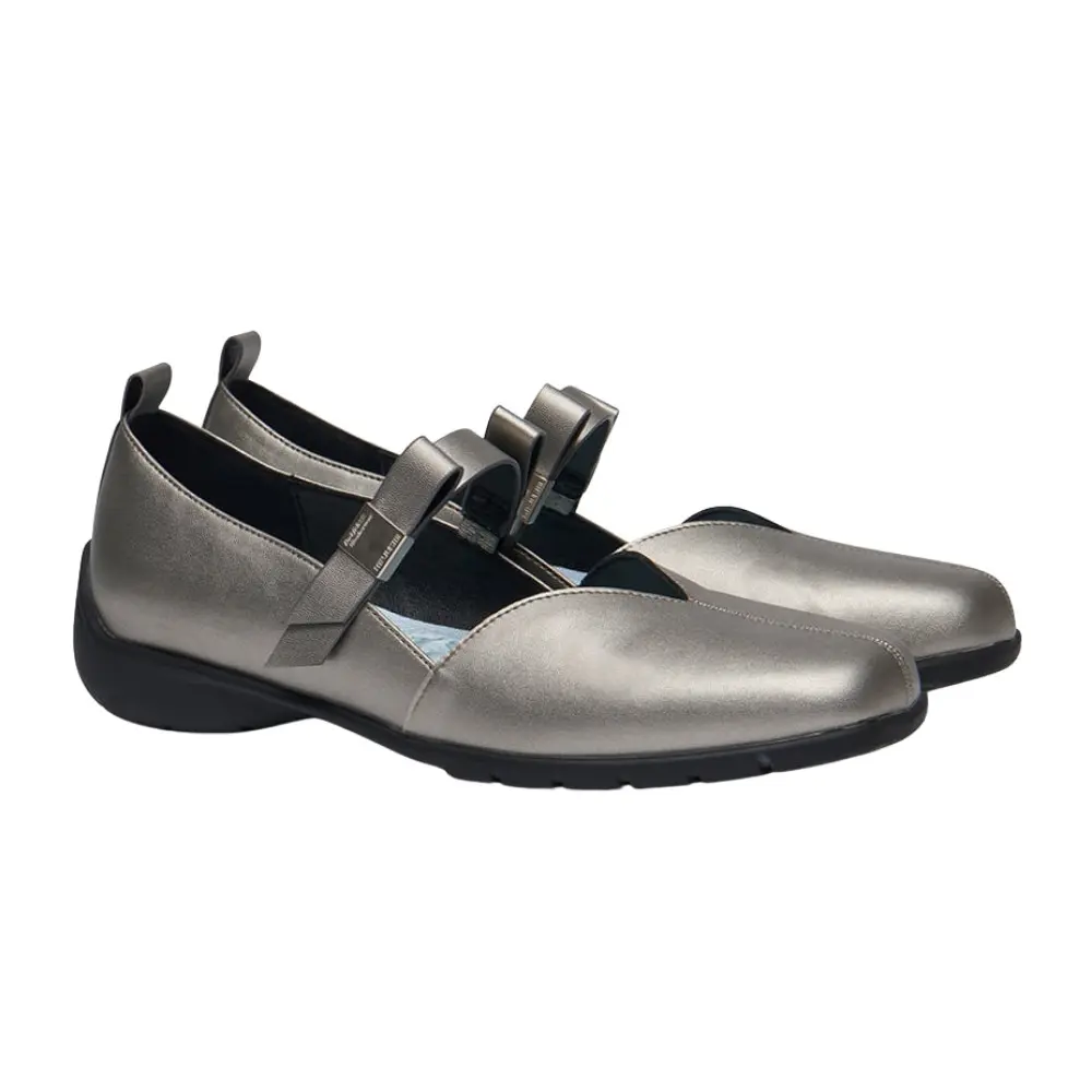 韓國 ROCKFISH [X MINJUKIM] BLISS RIBBON SNEAKERS 女款 聯名蝴蝶結瑪莉珍運動鞋/ 炭灰色CHARCOAL/ 預購 25 cm