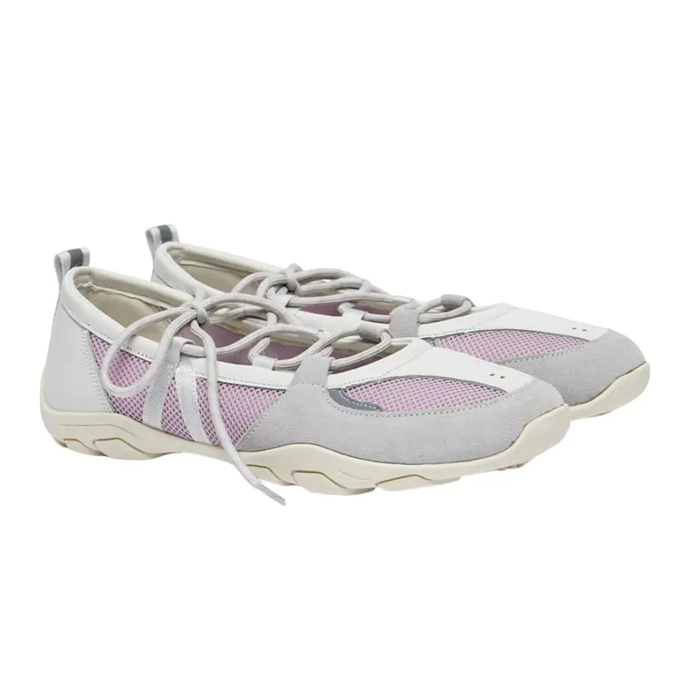 韓國 ROCKFISH NICOLE WEAVING LACEUP SNEAKERS 女款 編織綁帶運動鞋/ 灰紫色ASH LAVENDER/ 預購 23.5 cm