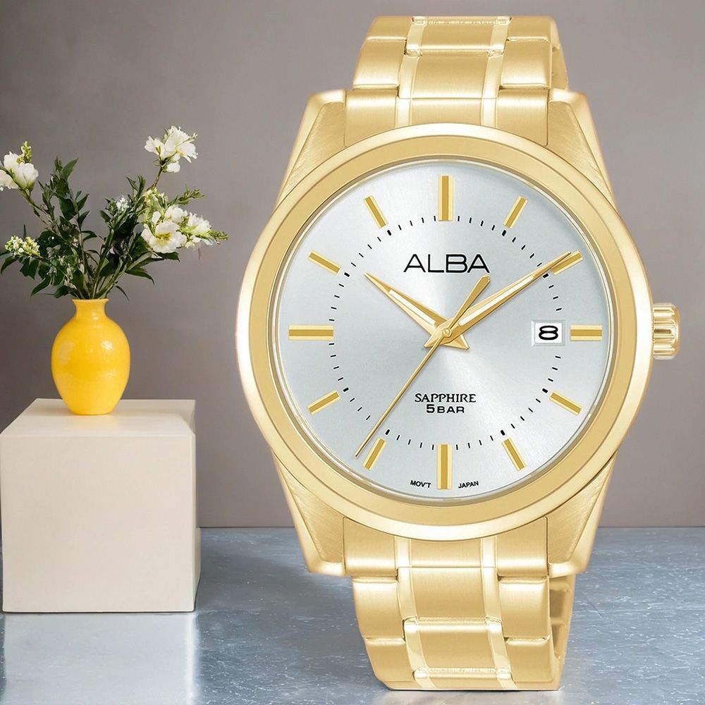 ALBA Prestige 簡約時尚大三針手錶-41mm (AS9V18X1/VJ42-X376G)