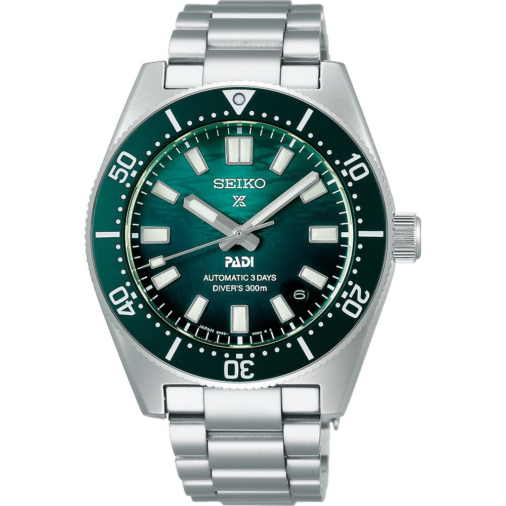 SEIKO 精工 Prospex PADI特別款 三日鍊 綠色海洋 1965年潛水機械錶 (SPB501J1/6R55-00N0G)
