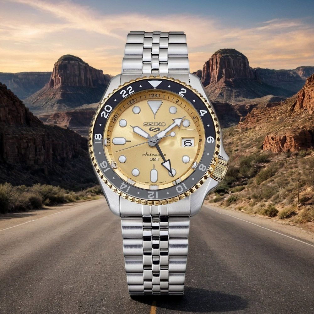 SEIKO 精工 在台70週年紀念 5 Sports GMT機械錶-42.5mm (SSK044K1/4R34-00M0K)