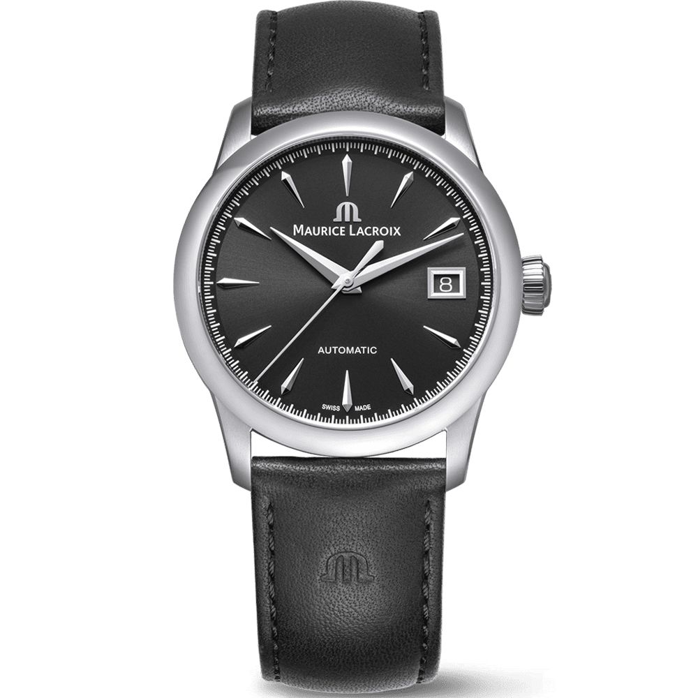 Maurice Lacroix 艾美錶 1975 系列 優雅復古日期機械錶 女錶-36mm(756007-SS001-330-2)