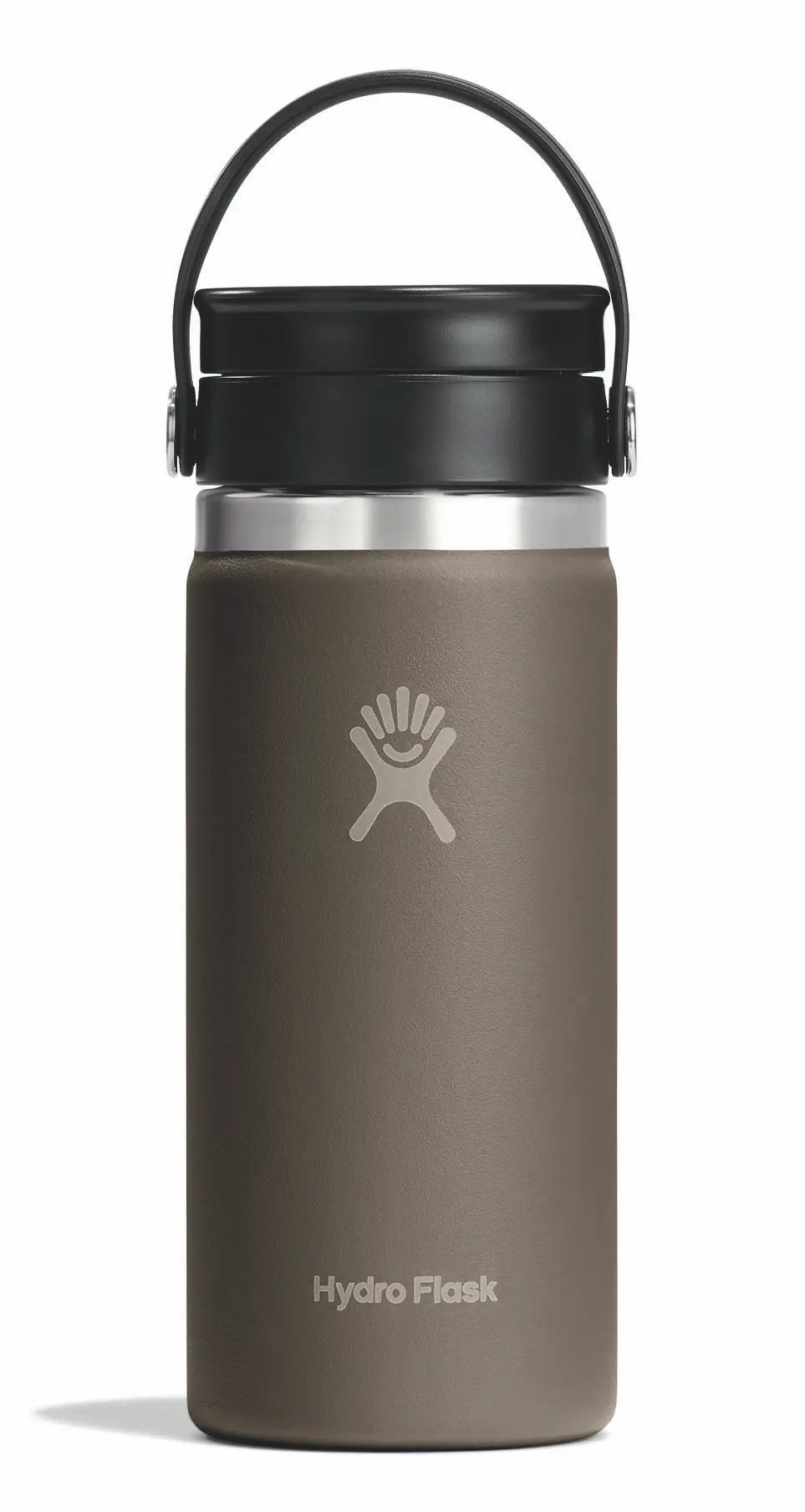 Hydro Flask 16oz寬口旋轉咖啡蓋保溫瓶/ 摩卡棕