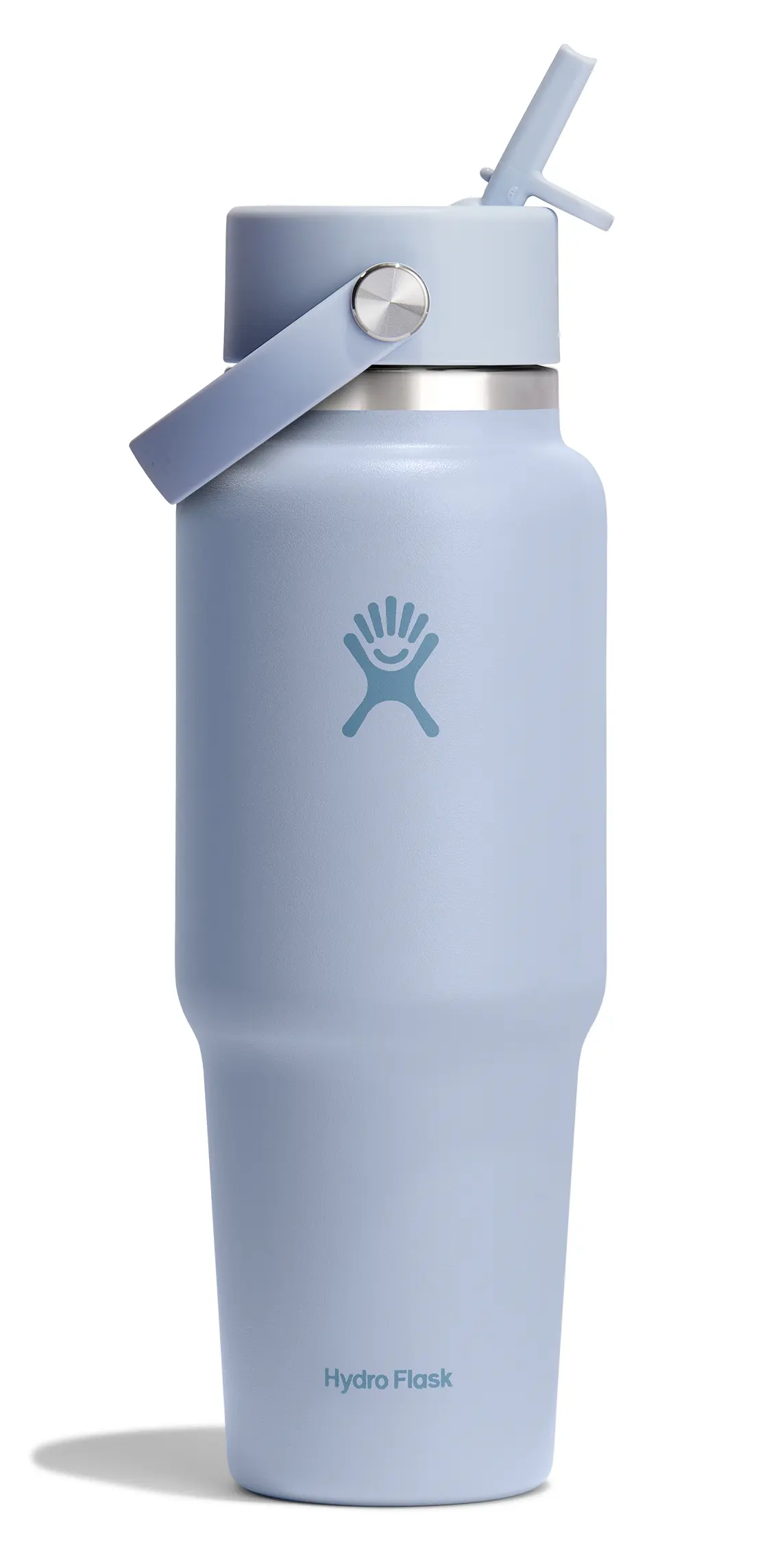 Hydro Flask 32oz寬口提環吸管隨行杯/ 海波藍