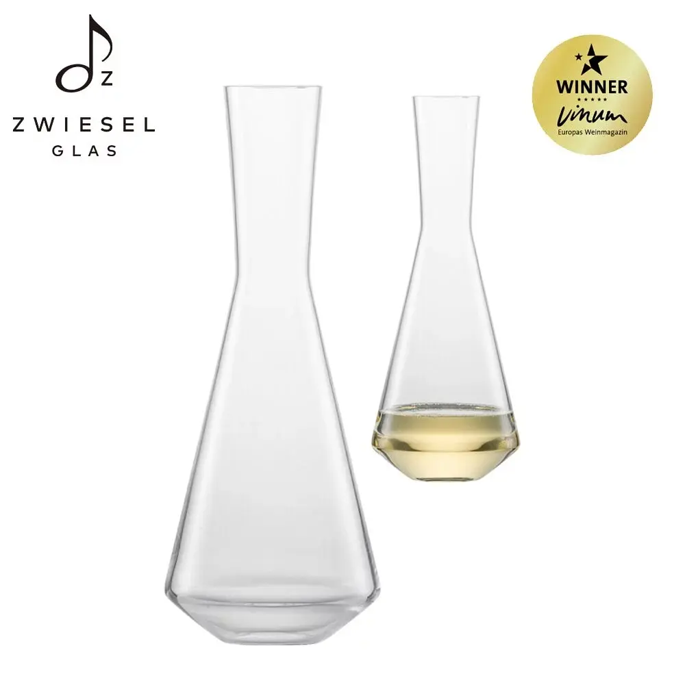【ZWIESEL GLAS】德國水晶杯 PURE系列 手工醒酒器/醒酒壺750ml(2入組)
