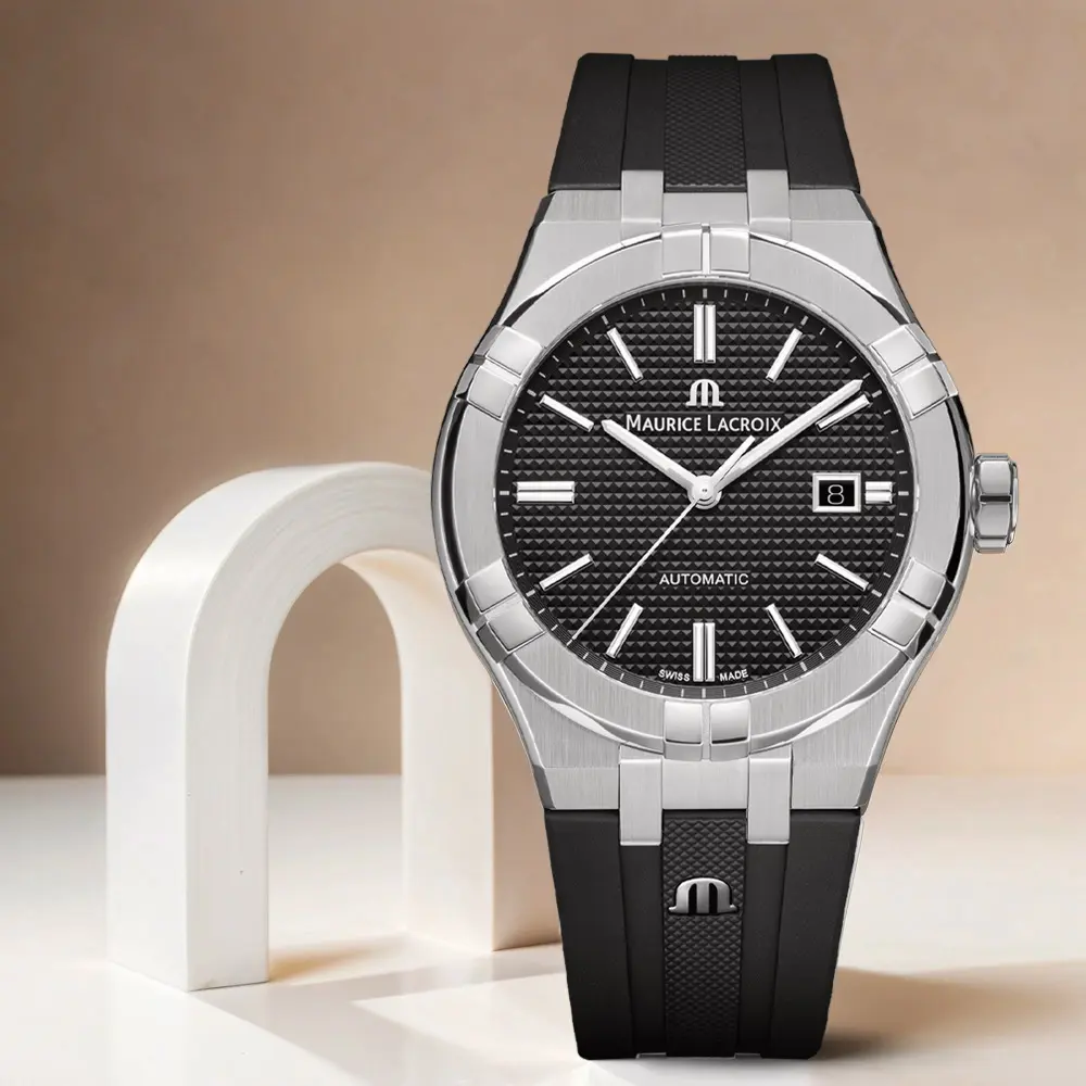Maurice Lacroix 艾美錶 AIKON 日期機械錶-42mm (AI6008-SS000-330-2)
