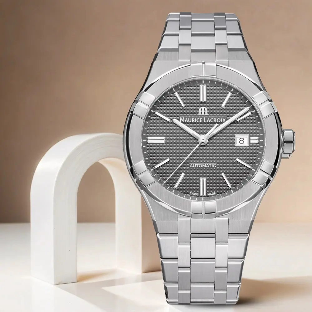 Maurice Lacroix 艾美錶 AIKON 日期機械錶-42mm (AI6008-SS002-230-1)