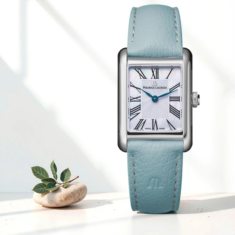 Maurice Lacroix 艾美錶 Fiaba Square 珍珠貝羅馬方形女錶-24x34mm (FA1205-SS001-160-4)