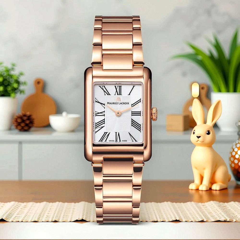 Maurice Lacroix 艾美錶 Fiaba Square 羅馬方形女錶-24X34mm (FA1205-PVP02-110-1)