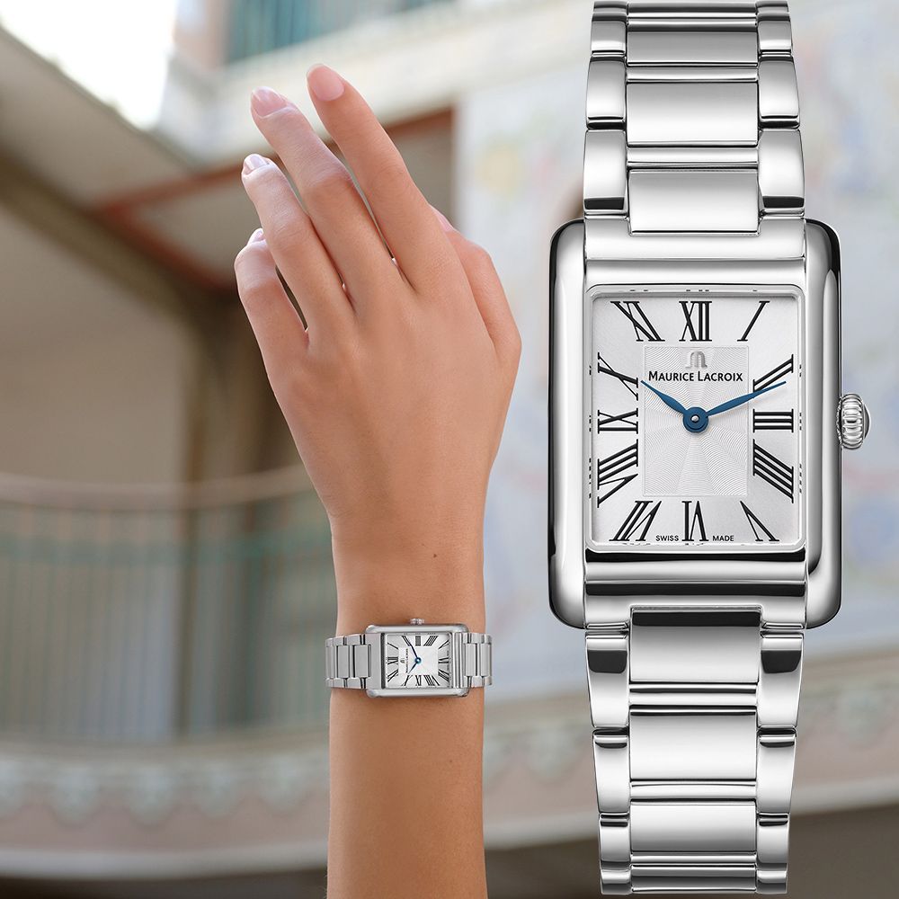 Maurice Lacroix 艾美錶 Fiaba Square 羅馬方形女錶-24X34mm (FA1205-SS002-110-1)