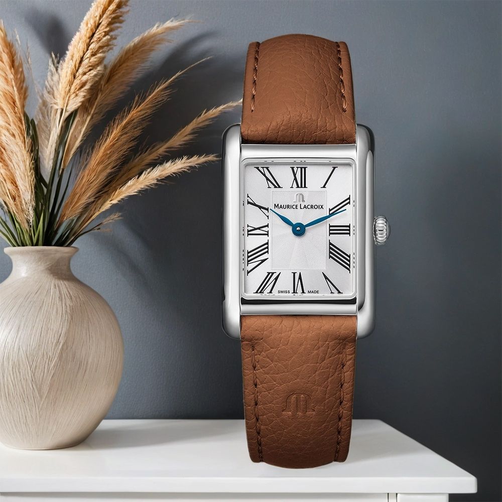 Maurice Lacroix 艾美錶 Fiaba Square 羅馬方形女錶-24X34mm (FA1205-SS001-110-3)