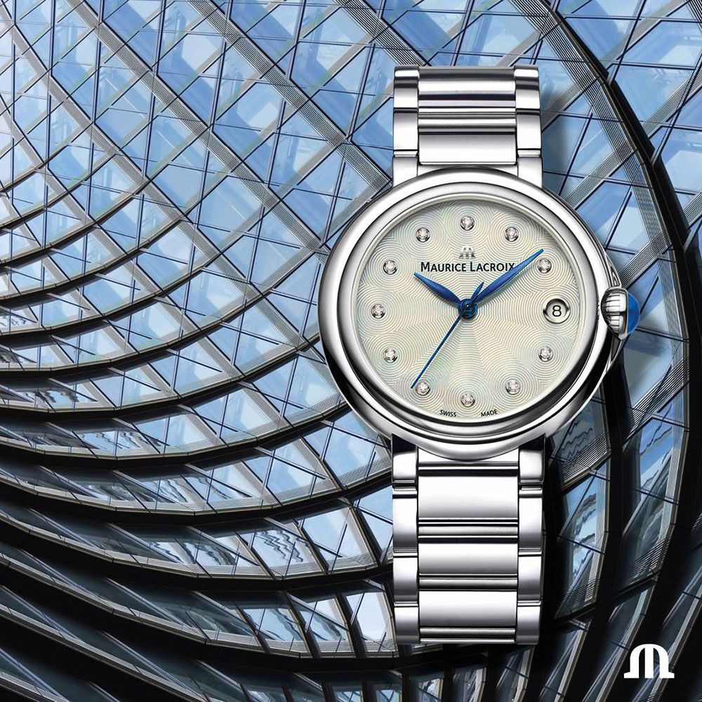 Maurice Lacroix 艾美錶 FIABA 鑽石日期女錶-32mm (FA1004-SS002-170-1)