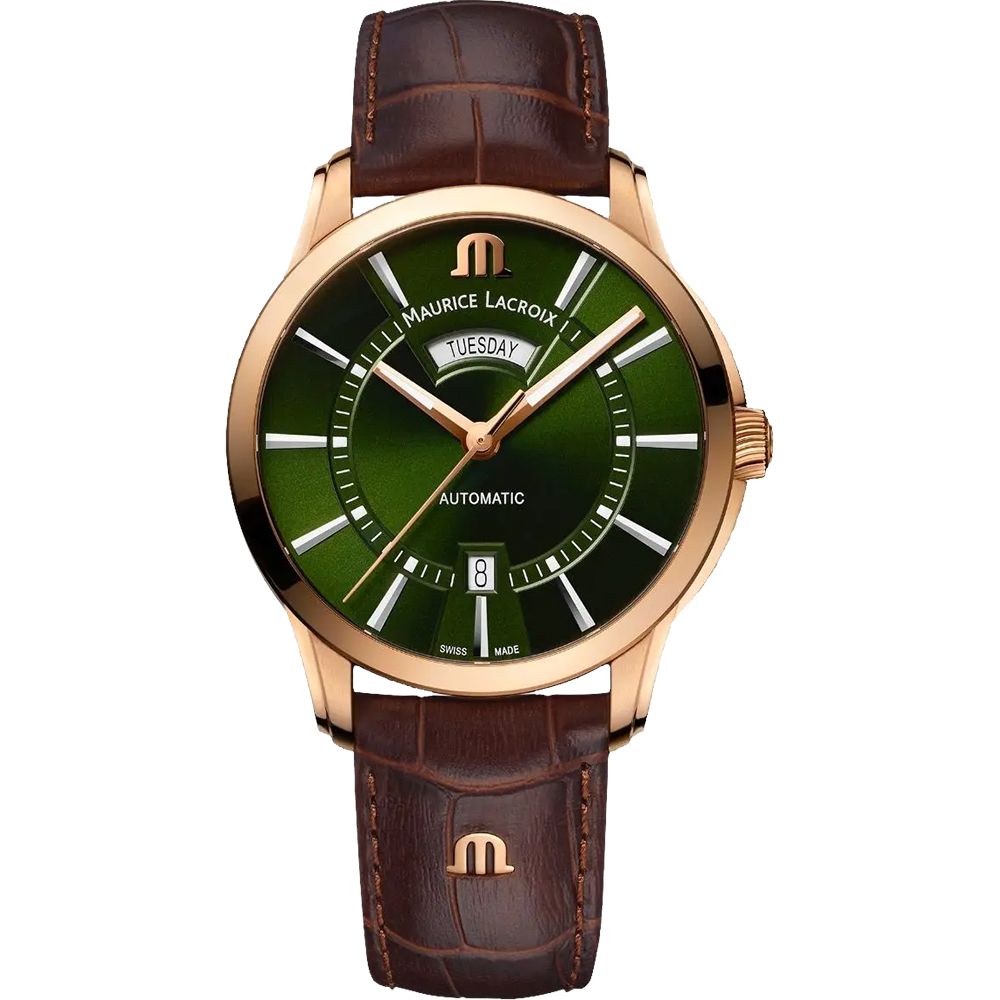 Maurice Lacroix 艾美錶 Pontos Day Date 青銅日曆紳士機械錶 (PT6358-BRZ01-63E-3)