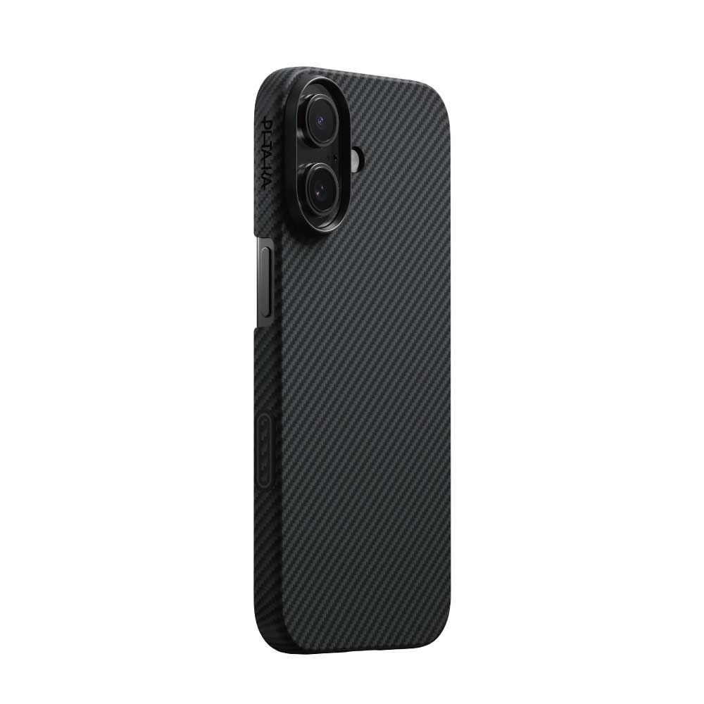 PITAKA iPhone 17系列航太纖維時尚輕薄磁吸手機殼/ iPhone17/ 黑灰
