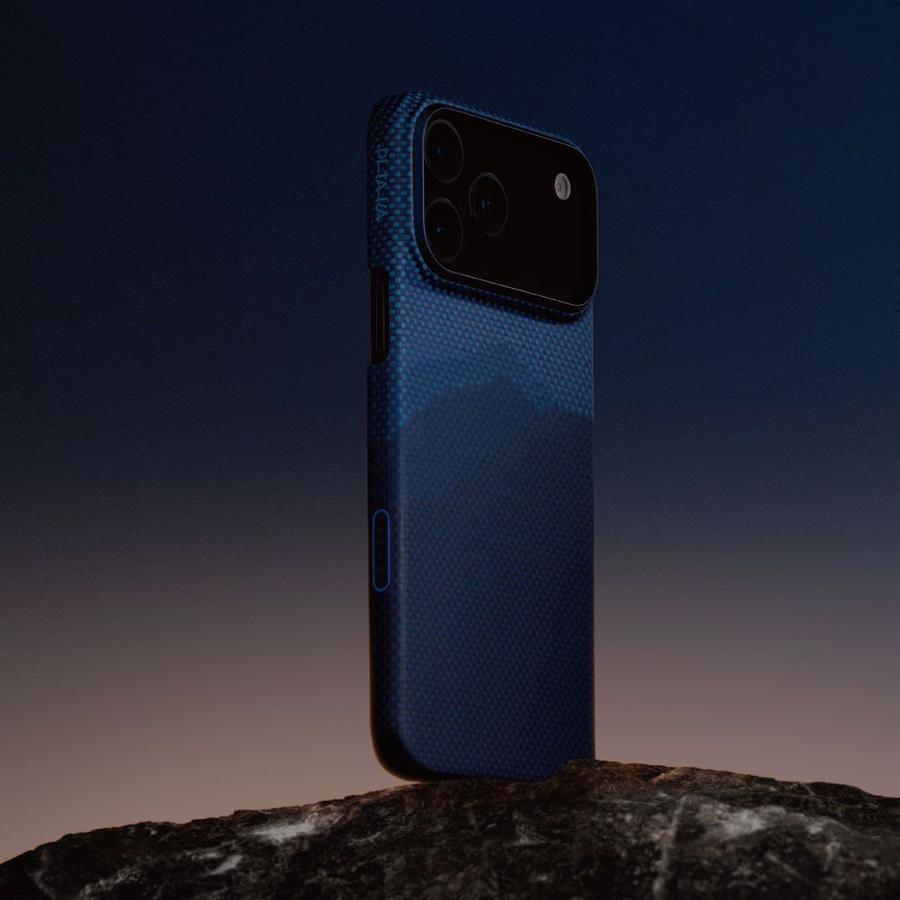 PITAKA iPhone 17 Pro/ProMax航太纖維時尚輕薄磁吸手機殼/ IP17 Pro/ 山