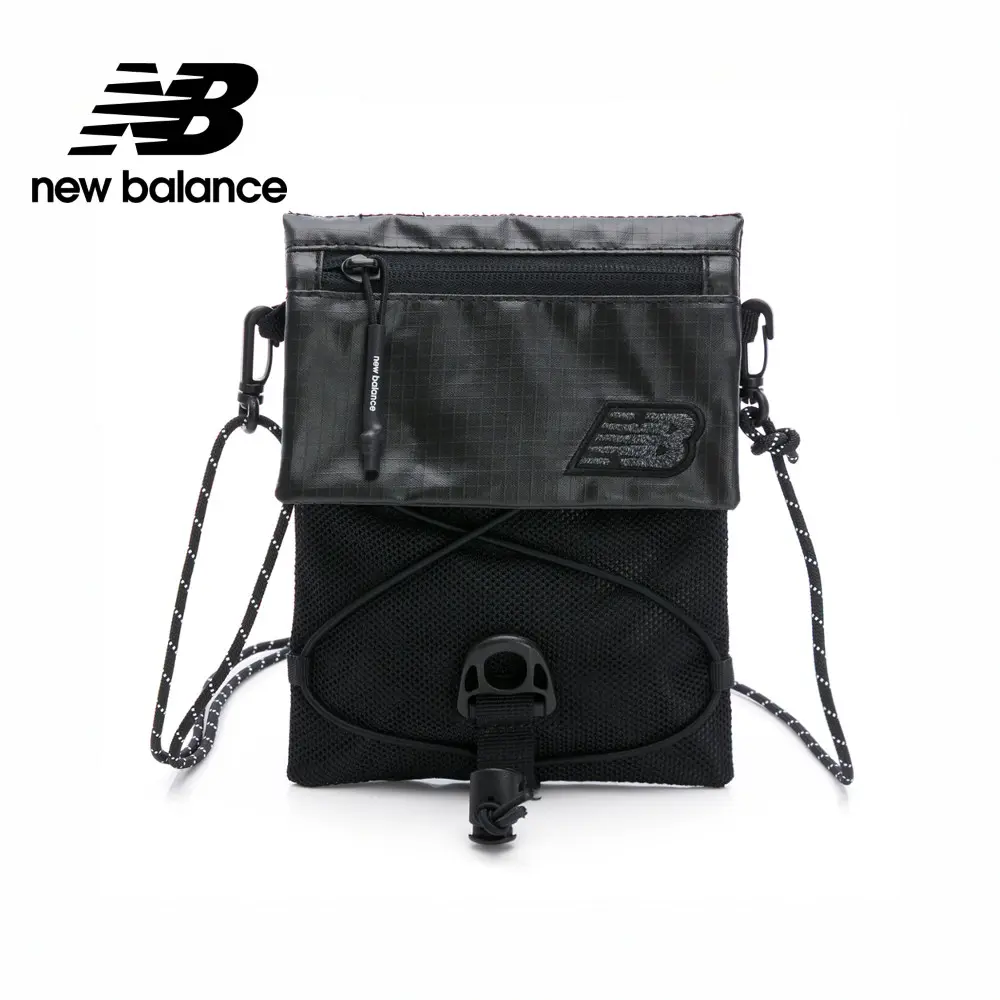 【New Balance】斜背帶隨身包_LAB51534BK_中性_灰黑色