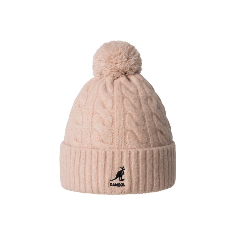 KANGOL POM POM毛球頭顱帽/ 粉色/ F