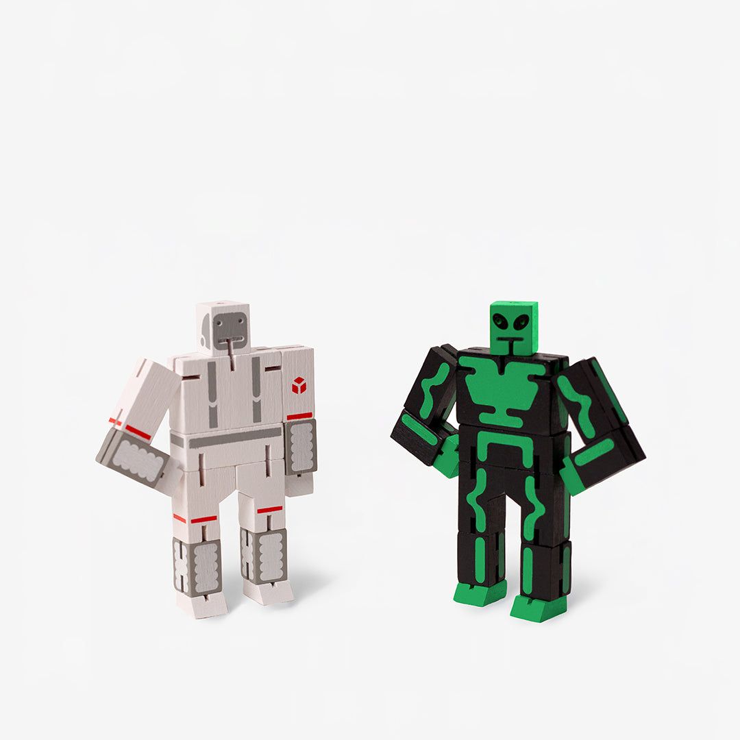 Areaware Cubebot酷比人變形機器人公仔/ 迷你/ 太空好朋友組合/ 限定款