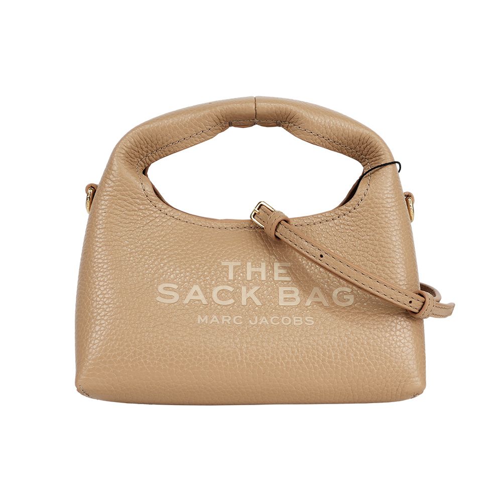 【MARC JACOBS】The Sack Bag 牛皮二用包(Micro)(駝色)/ 平行輸入