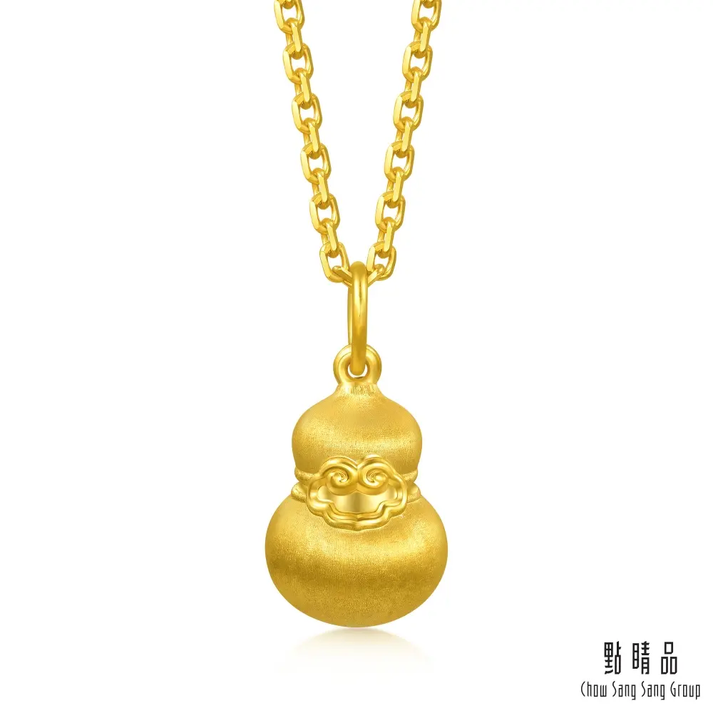【網路獨家款】點睛品 如意福祿 黃金吊墜_計價黃金