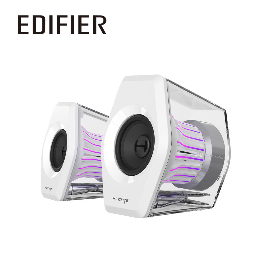 EDIFIER G2000 PRO 2.0電競遊戲喇叭/ 白色