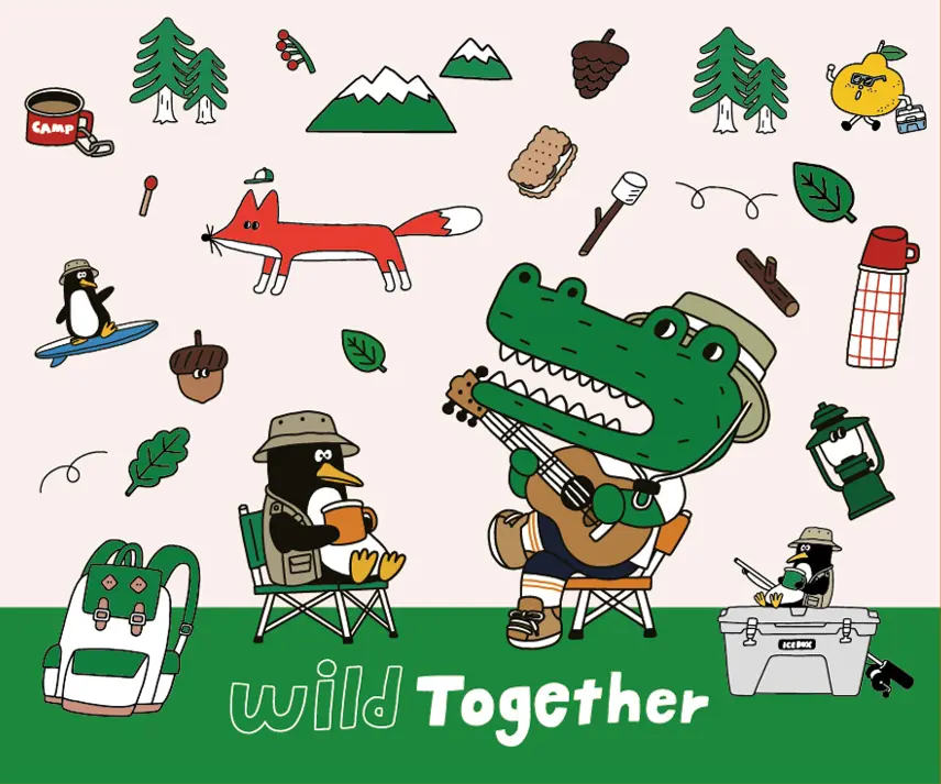 Outdoor Nation Noyisin X鱷魚皮特風格萬用毯