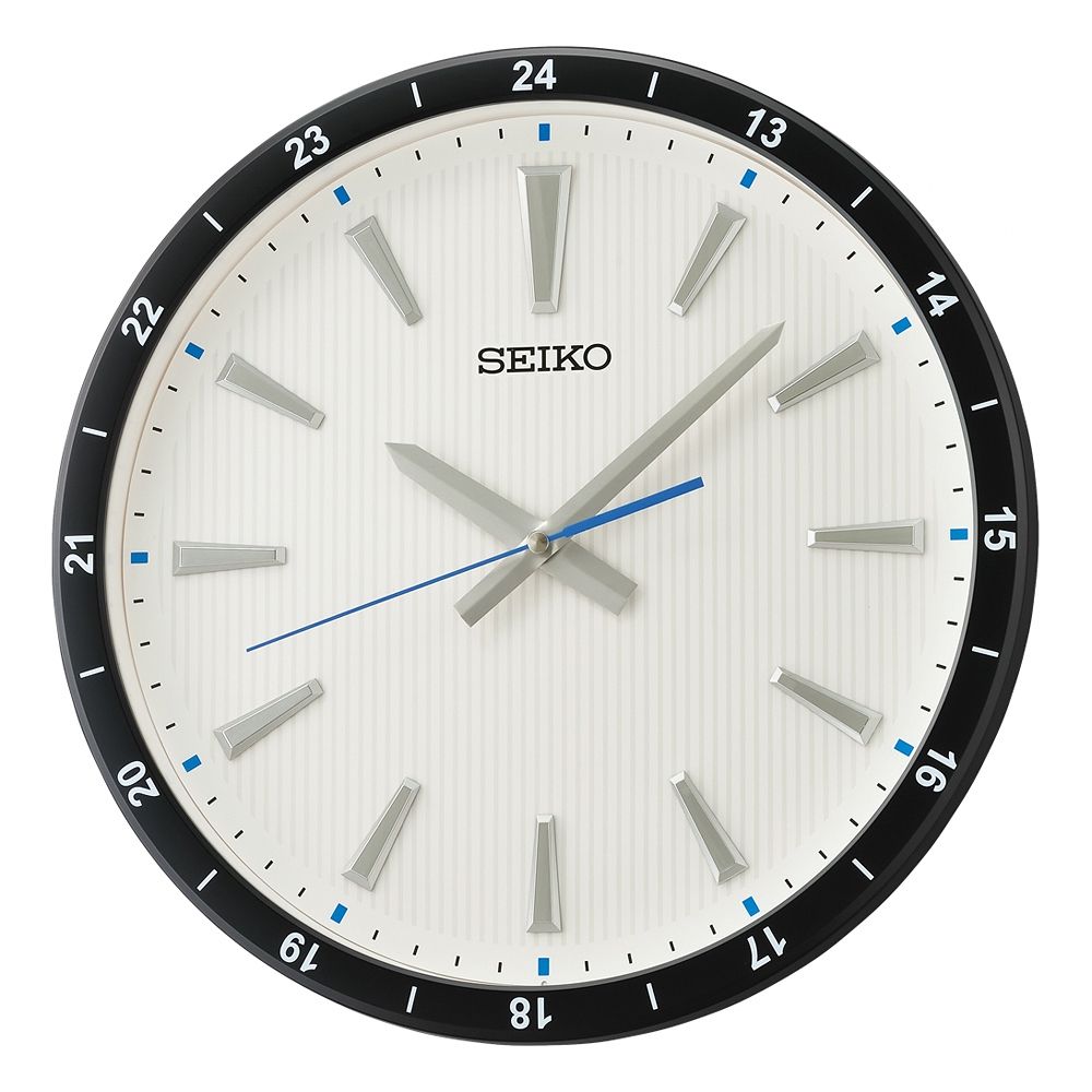 SEIKO 精工 立體時標 滑動式靜音造型時鐘 掛鐘 (QXA802J)