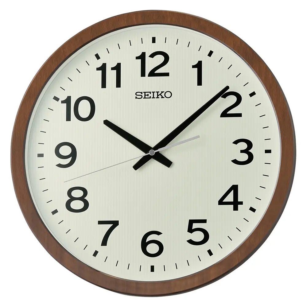 SEIKO 精工 全面夜光 滑動式秒針靜音時鐘 掛鐘 (QXA799B)