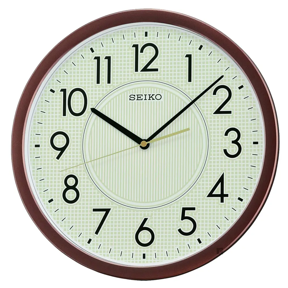 SEIKO 精工 夜光面盤大數字時鐘 掛鐘-36.1cm (QXA629B)