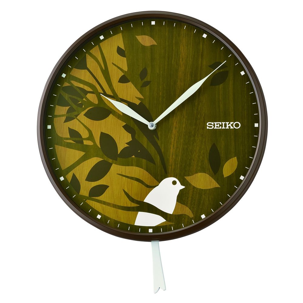 SEIKO 精工 幸福喜鵲時鐘 掛鐘 (QXC243B)