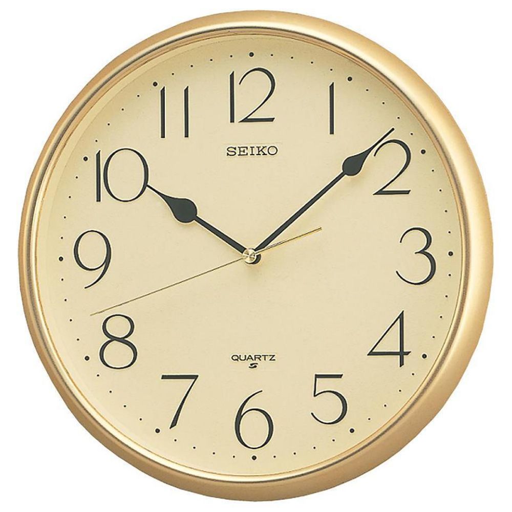 SEIKO 精工 指針式數字時鐘 掛鐘 (QXA001G)