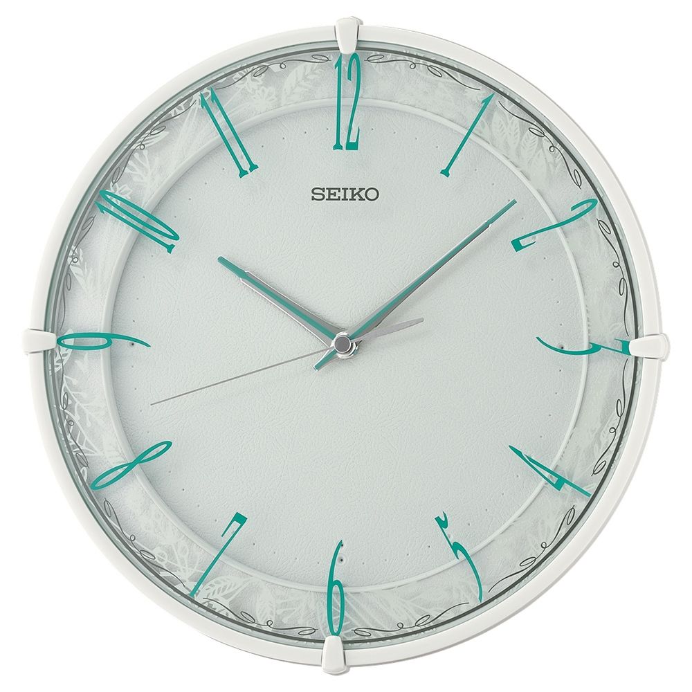 SEIKO 精工 清水模風格 滑動式秒針靜音掛鐘 時鐘 (QXA811W)