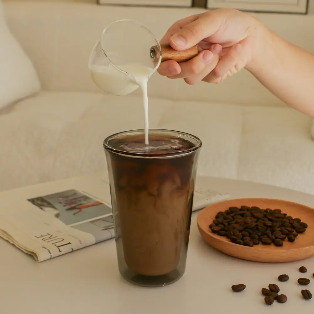 好玻GOODGLAS PURE雙層玻璃杯/ 380ml/ 透黑