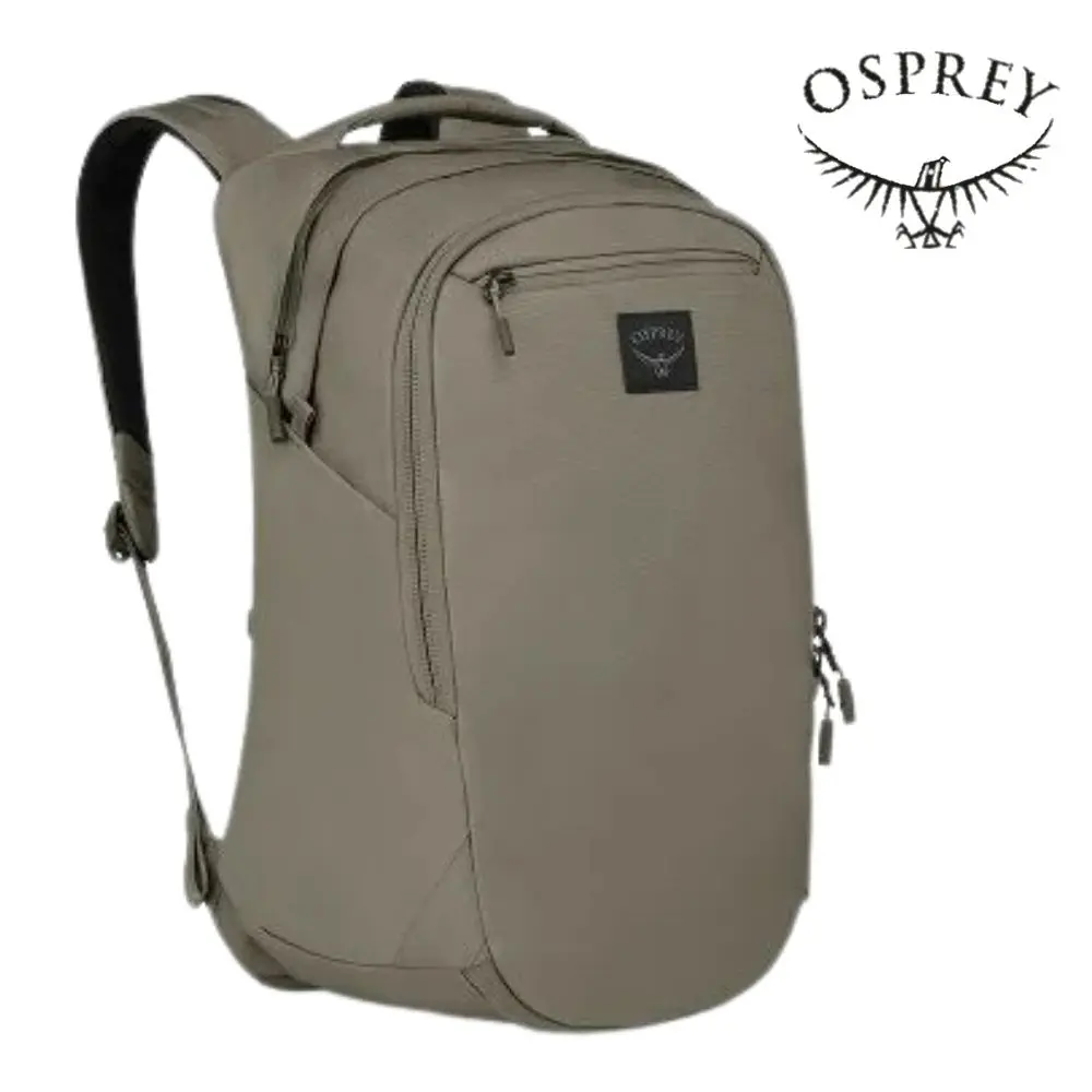 【Osprey 美國】Aoede AirSpeed 21L 電腦背包｜通勤背包 商務背包 休閒後背包 筆電背包 混凝土棕