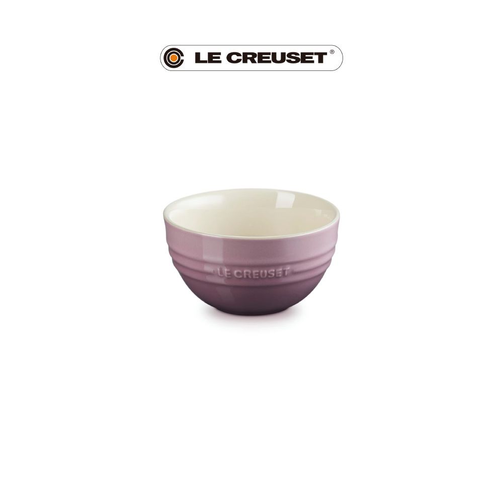 LE CREUSET瓷器韓式飯碗/ 350ml/ 錦葵紫