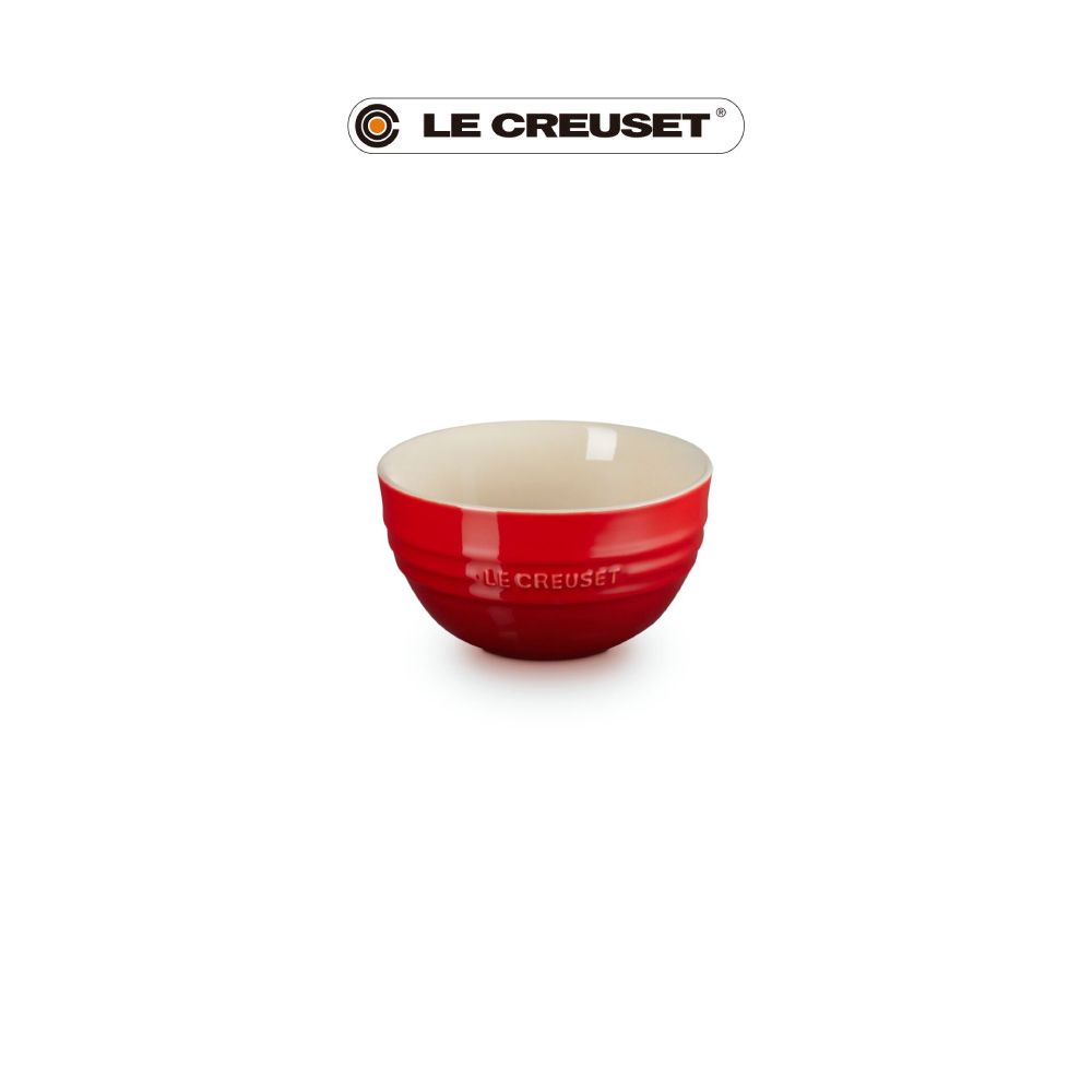 LE CREUSET瓷器韓式飯碗/ 350ml/ 櫻桃紅
