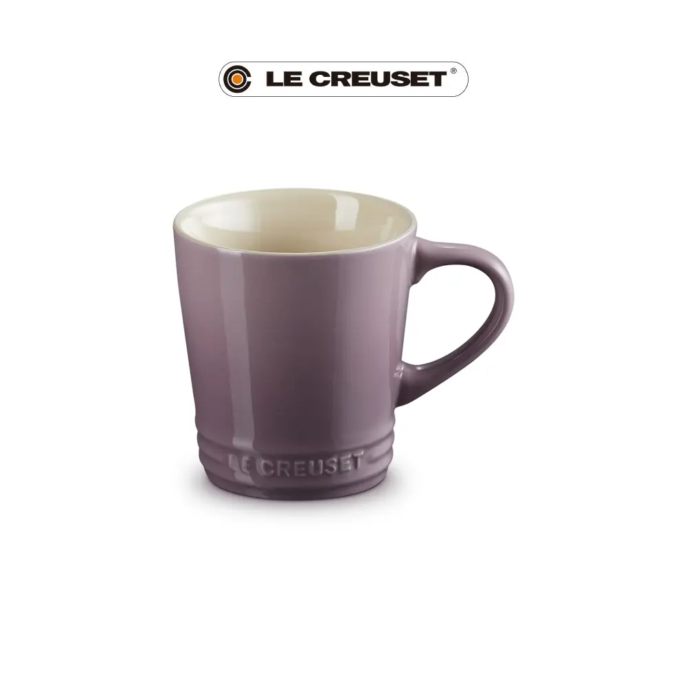 LE CREUSET瓷器V馬克杯/ 330ml/ 錦葵紫