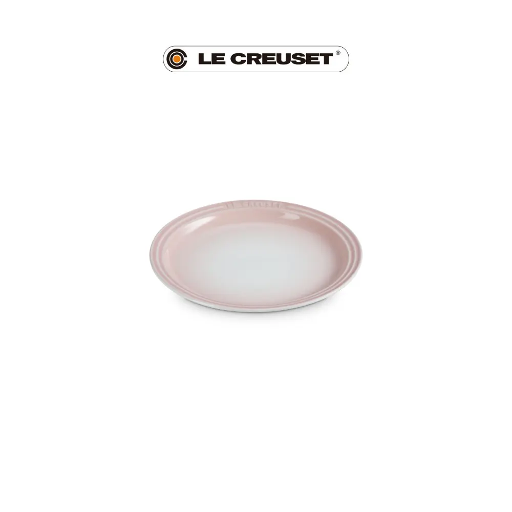 LE CREUSET瓷器圓盤/ 19cm/ 淡粉紅