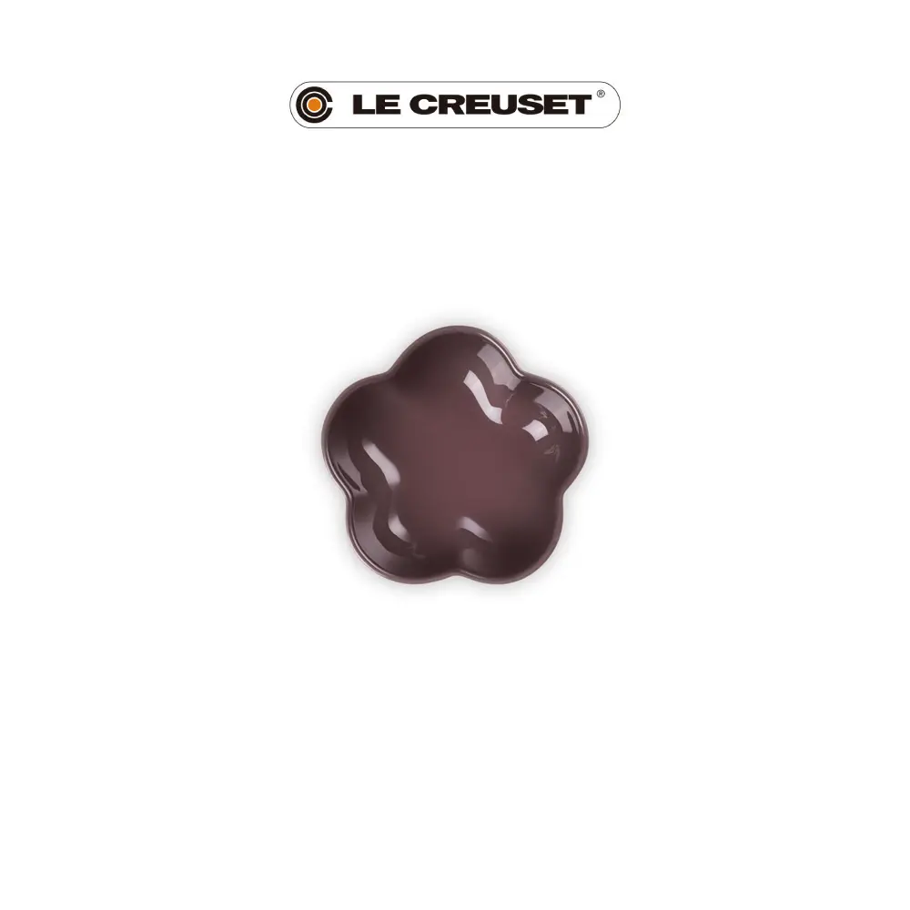 LE CREUSET瓷器花型盤/ 小/ 無花果