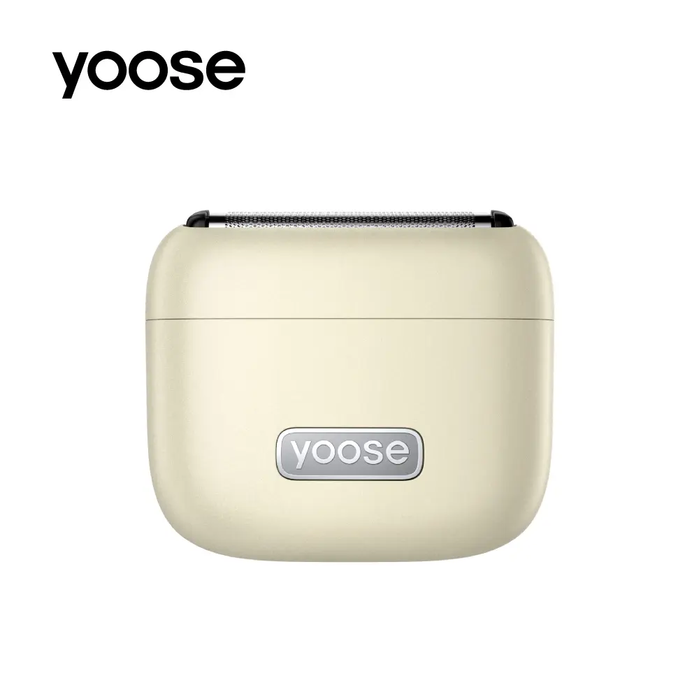 yoose有色MINI 5隨身五刀頭往復式刮鬍刀/ 砂岩白