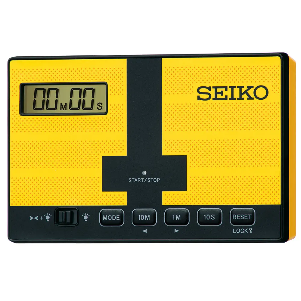 SEIKO 精工 磁鐵背吸 觸控計時電子鐘 (QHL098Y)