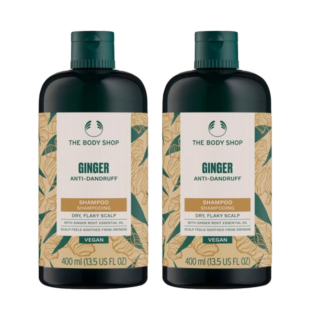 THE BODY SHOP 美體小舖 薑根鏗活調理洗髮精 400ml/2入組/平行輸入