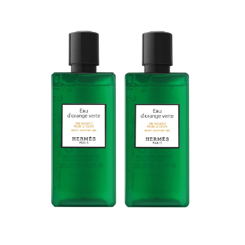 【Hermes愛馬仕】橘綠之泉沐浴露 80ml (2入組)-平行輸入