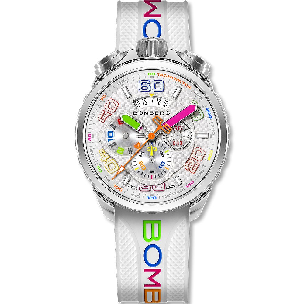 BOMBERG 炸彈錶 BOLT-68 炫彩計時碼錶 手錶-45mm  (BS45CHSS.049-7.12)