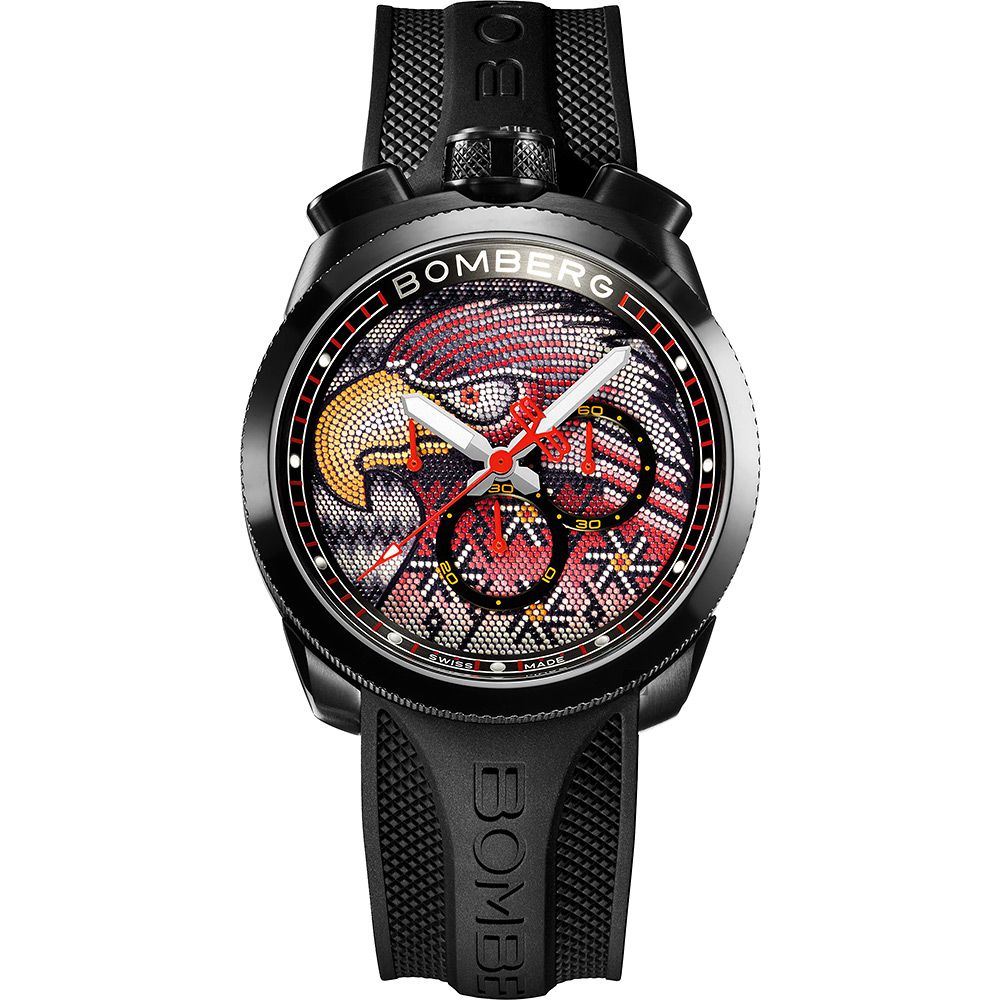 BOMBERG 炸彈錶 BOLT-68 雄鷹石英手錶-45mm  (BS45CHPBA.EGP-2.3)